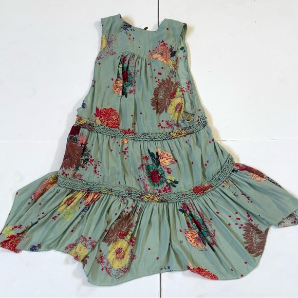 Free People Women's haze Floral sleeveless tonic Top Size XS - Picture 2 of 3